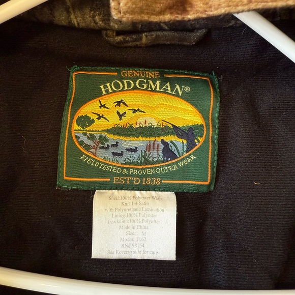 Genuine Hodgman Mossy Oak Camo Hooded Hunting Jacket Leaf & Tree Print M - Picture 9 of 12